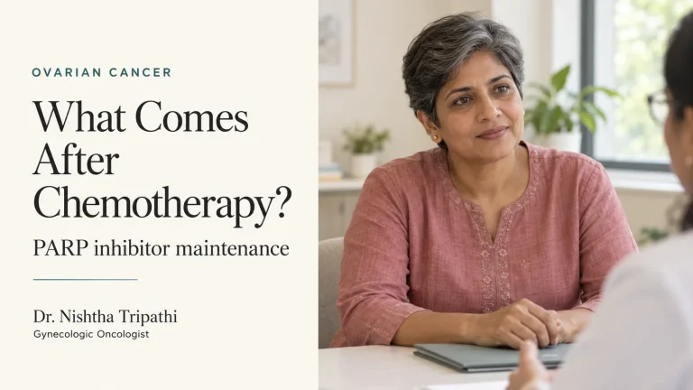 What comes after chemotherapy? PARP inhibitor maintenance for ovarian cancer, Dr. Nishtha Tripathi, gynaecologic oncologist